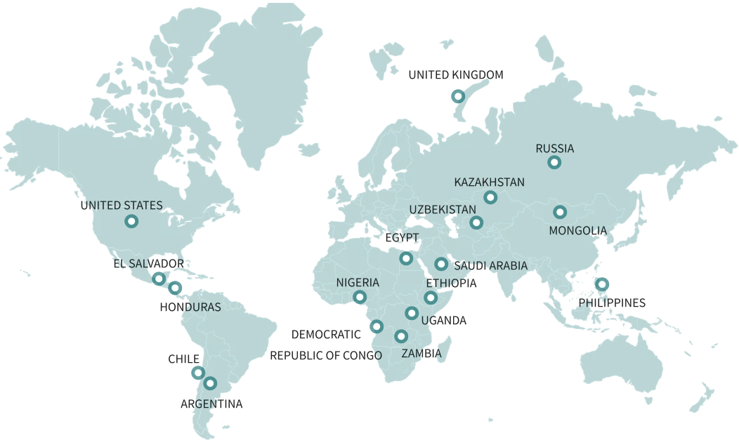 Карта мирового рынка